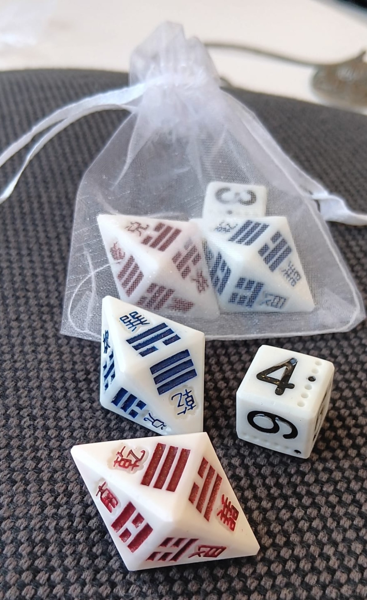 Dados para I Ching (Lançamento)